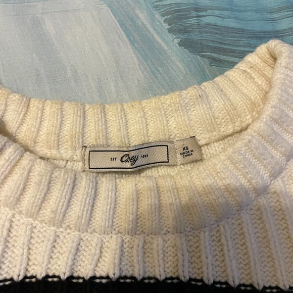 Obey cotton striped cropped sweater size S - Picture 2 of 3